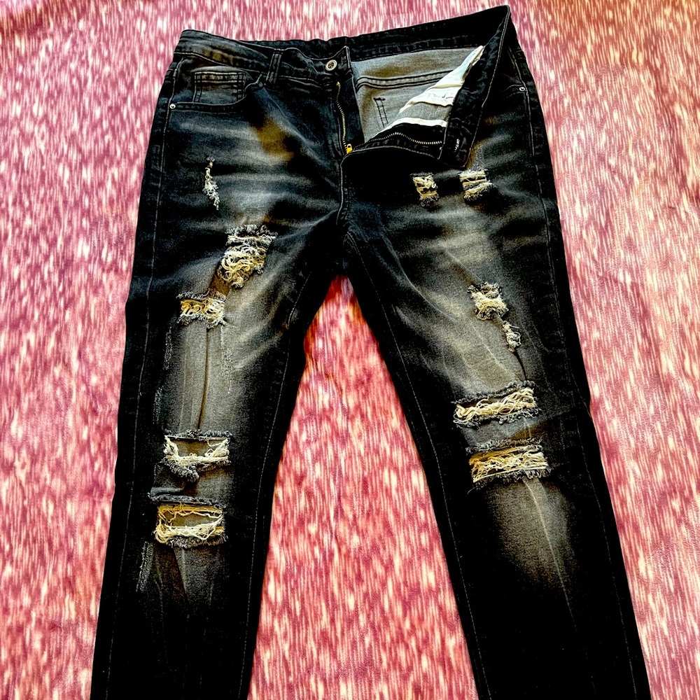Distressed Jeans